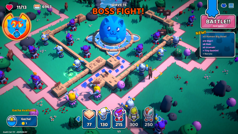 Sushi Cat Tower Defense